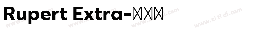 Rupert Extra字体转换